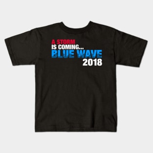 2018 Election Democrat Blue Wave Kids T-Shirt